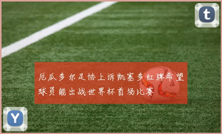 厄瓜多尔足协上诉凯塞多红牌希望球员能出战世界杯首场比赛